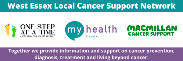 West essex local cancer support network. Together we provide information and support on cancer prevention. diagnosis, treatment and living beyond cancer